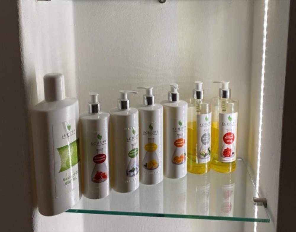 Aromaöl-Massage