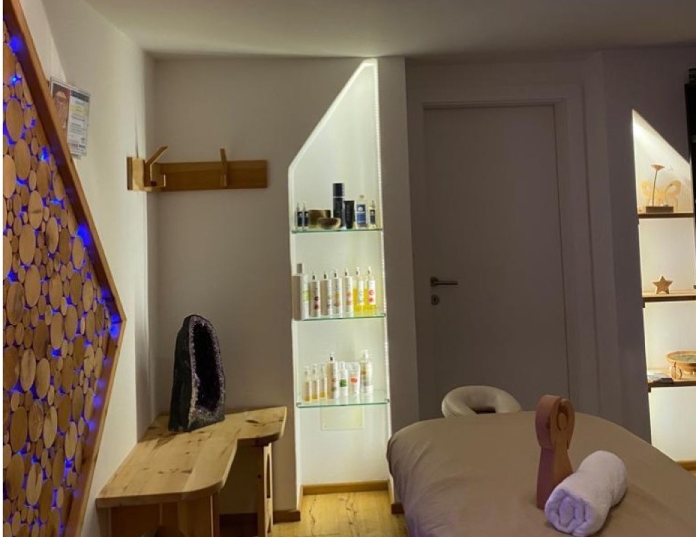 Der Massageraum in Algund